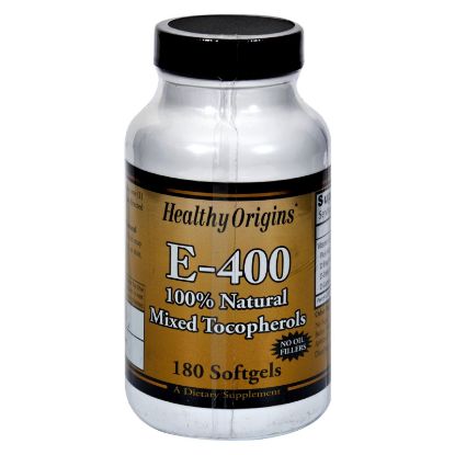 Healthy Origins E-400 - 400 IU - 180 Softgels
