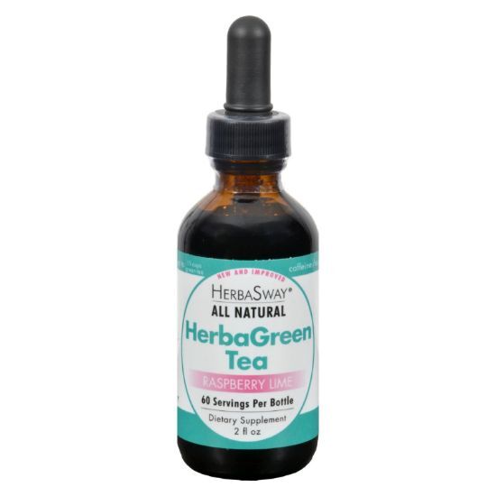 Herbasway Laboratories HerbaGreen Tea Raspberry Lime - 2 fl oz