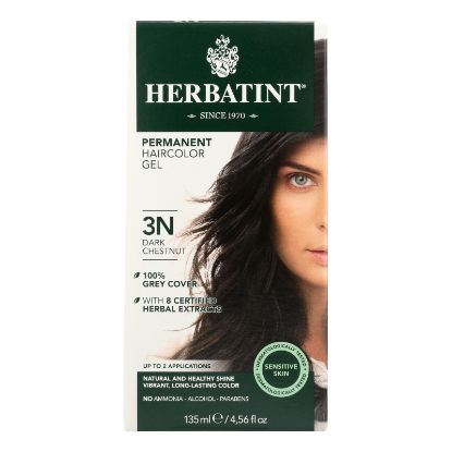 Herbatint Permanent Herbal Haircolour Gel 3N Dark Chestnut - 135 ml