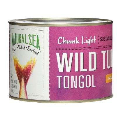 Natural Sea Tuna - Tongol - Chunk Light - No Salt Added - 66.5 oz - case of 6