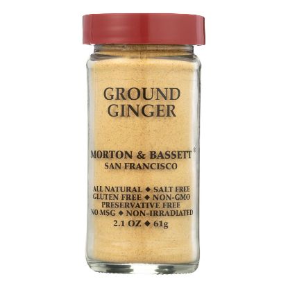 Morton and Bassett Ginger - Ground - 2.1 oz - Case of 3