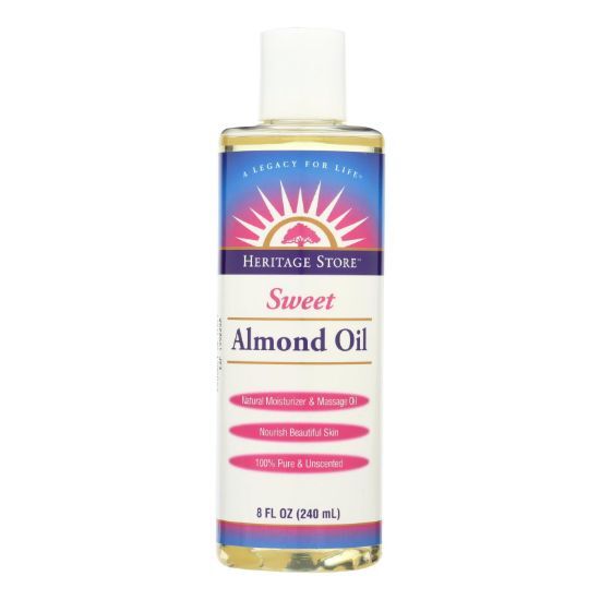 Heritage Products Sweet Almond Oil - 8 fl oz