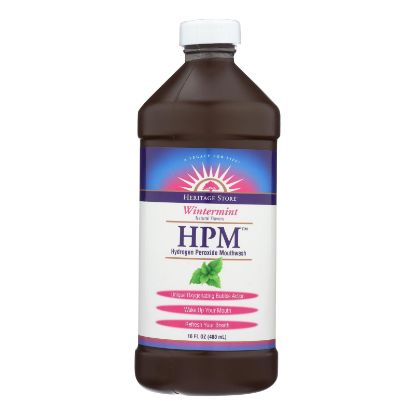Heritage Products HPM Hydrogen Peroxide Mouthwash Wintermint - 16 fl oz