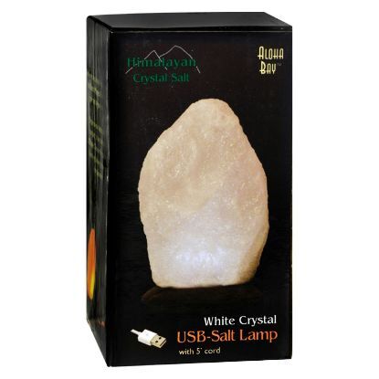 Himalayan Salt Lamp - White USB - 4 in