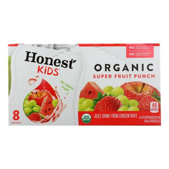 Honest Kids Honest Kids Super Fruit Punch - Fruit Punch - Case of 4 - 6.75 Fl oz.