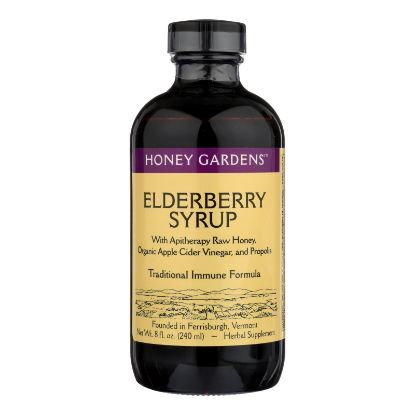 Honey Gardens Apiaries Organic Honey Elderberry Extract with Propolis - 8 fl oz