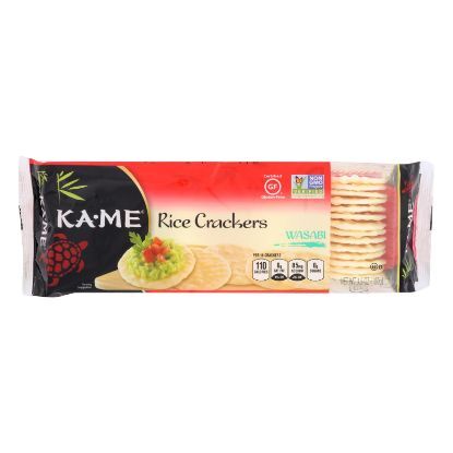 KaMe Rice Crackers - Wasabi - 3.5 oz - case of 12
