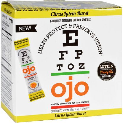 Ojo Eye Care Crystals - Citrus Lutein Burst - 30 Packets