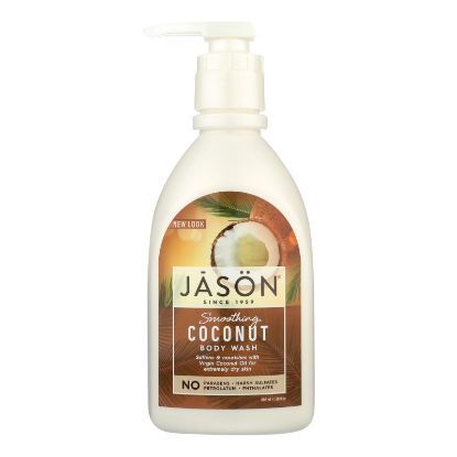 Jason Natural Products Body Wash - Smoothing Coconut - 30 oz