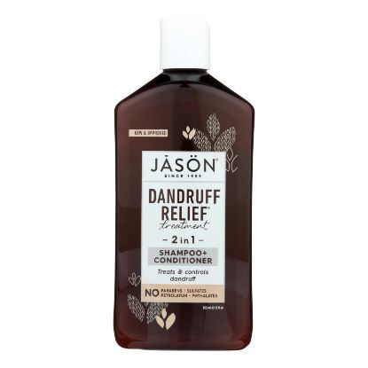Jason Natural Products Shampoo and Conditioner - Treatment - Dandruff Relief - 12 oz