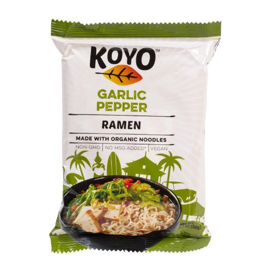 Koyo Ramen - Garlic Pepper - Case of 12 - 2.1 oz.