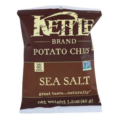 Kettle Brand Potato Chips - Sea Salt - 1.5 oz - case of 24