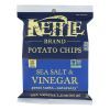 Kettle Brand Potato Chips - Sea Salt and Vinegar - 1.5 oz - case of 24
