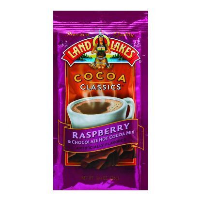 Land O Lakes Cocoa Classic Mix - Raspberry and Chocolate - 1.25 oz - Case of 12