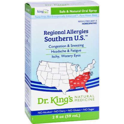 King Bio Homeopathic Regional Allergies Southern U.S. - 2 fl oz