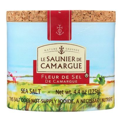 Le Saunier De Camargue French Sea Salt - Fleur De Sel - Case of 6 - 125 Gram