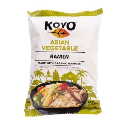 Koyo Ramen - Asian Vegetable - Case of 12 - 2.1 oz.