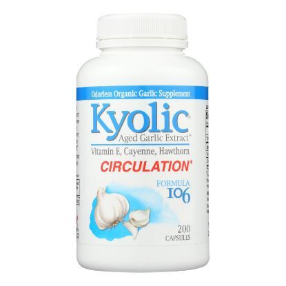 Kyolic - Aged Garlic Extract Healthy Heart Formula 106 - 200 Capsules