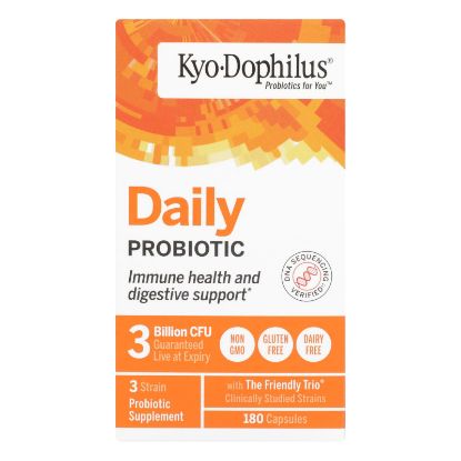 Kyolic - Kyo-Dophilus Digestion and Immune Health - 180 Capsules