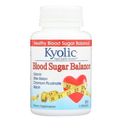 Kyolic - Aged Garlic Extract Blood Sugar Balance - 100 Capsules