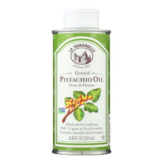 La Tourangelle Roasted Pistachio Oil - Case of 6 - 8.45 oz.