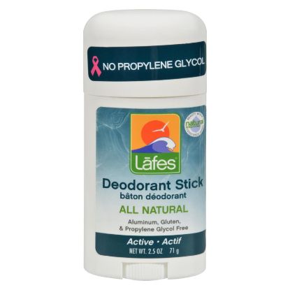 Lafe's Natural and Organic Deodorant Stick with Organic Hemp Oil - 2.5 oz