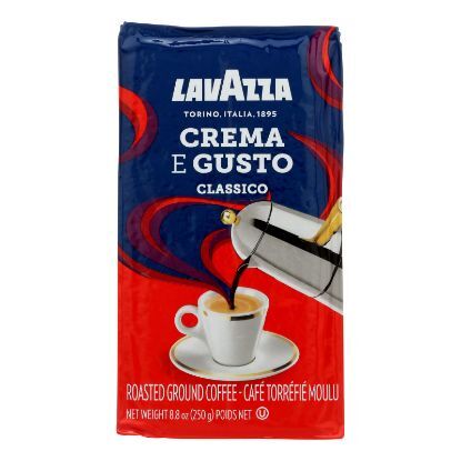 LavAzza Coffee - Crema E Gusto - Dark Roast - Ground - 8.8 oz