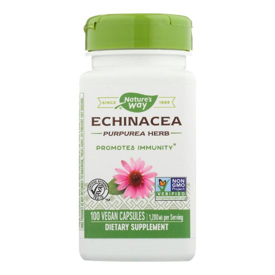 Nature's Way - Echinacea Purpurea Herb - 100 Capsules