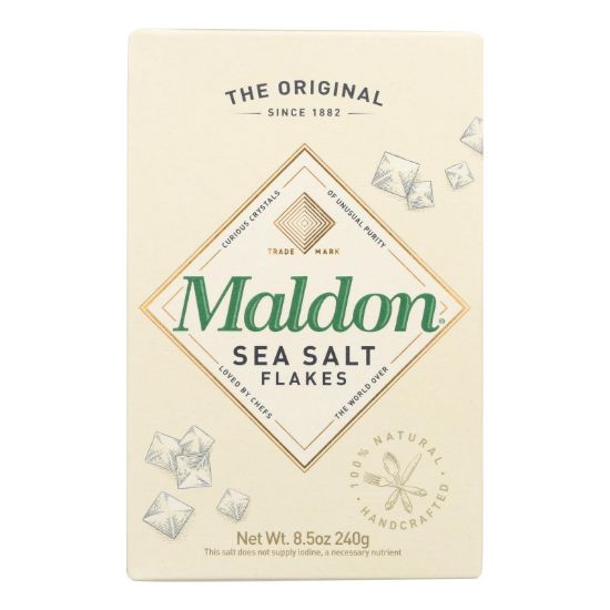 Maldon Flakes - Sea Salt - Case of 12 - 8.5 oz.