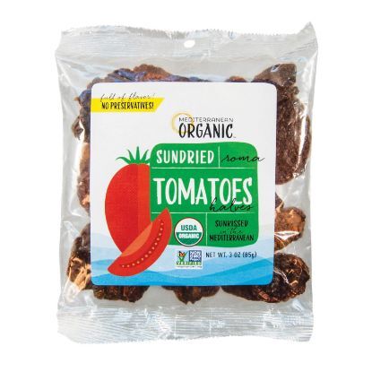 Mediterranean Organic Tomato - Organic - Sundried - in Bag - 3 oz - case of 12