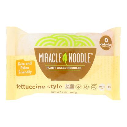 Miracle Noodle Pasta - Shirataki - Miracle Noodle - Fettuccini - 7 oz - case of 6