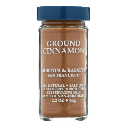 Morton and Bassett Seasoning - Cinnamon - Ground - 2.7 oz - Case of 3