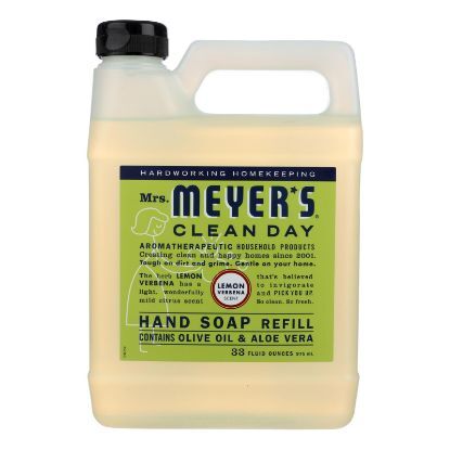 Mrs. Meyer's Clean Day - Liquid Hand Soap Refill - Lemon Verbena - Case of 6 - 33 fl oz.