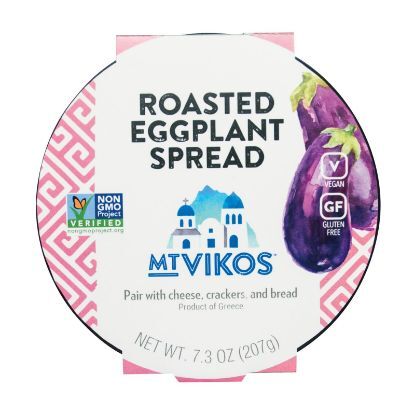 Mt Vikos Spread - Taverna Meze - Roasted Eggplant - 7.3 oz - case of 6