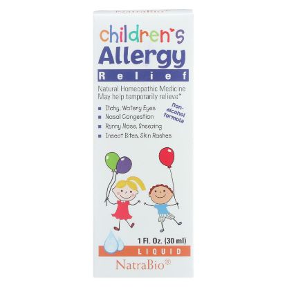 NatraBio Children's Allergy Relief - 1 fl oz