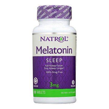 Natrol Melatonin Time Release - 3 mg - 100 Tablets