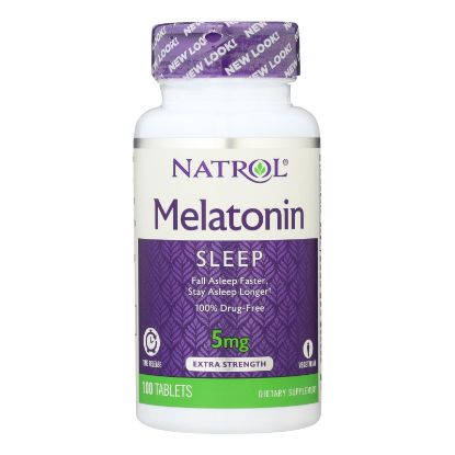 Natrol Melatonin Time Release - 5 mg - 100 Tablets