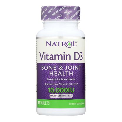 Natrol Vitamin D3 - 10000 IU - 60 Tablets