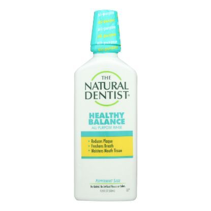Natural Dentist Healthy Balance All Purpose Rinse Peppermint Sage - 16 fl oz