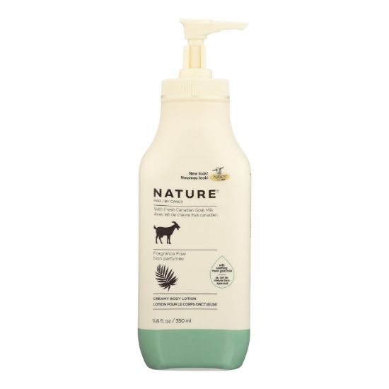 Nature By Canus Lotion - Goats Milk - Nature - Fragrance Free - 11.8 oz