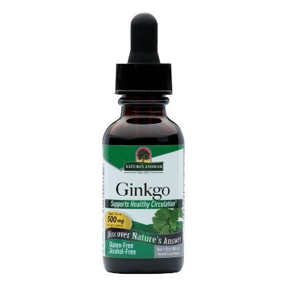 Nature's Answer - Ginkgo Leaf Alcohol Free - 1 fl oz
