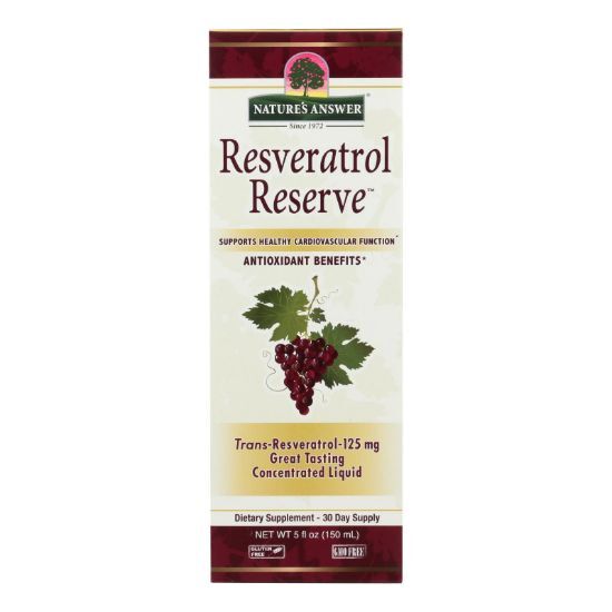 Nature's Answer - Resveratrol Reserve Alcohol Free - 5 fl oz