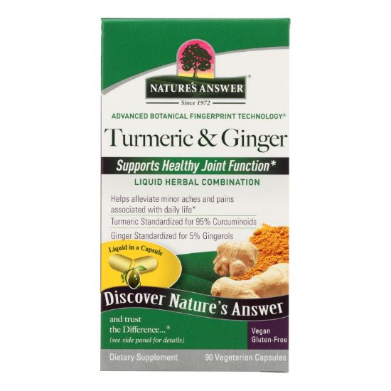 Nature's Answer - ExtractaCaps Turmeric and Ginger - 90 Veggie Caps