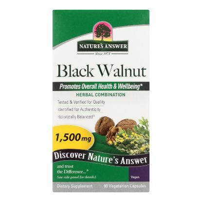 Nature's Answer - Black Walnut Complex - 90 Vegetarian Capsules