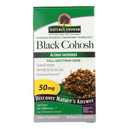 Nature's Answer - Black Cohosh Root - 90 caps