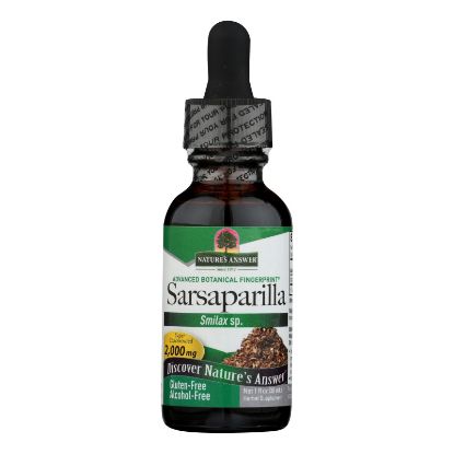 Nature's Answer - Alcohol Free Sarsaparilla - 1 oz