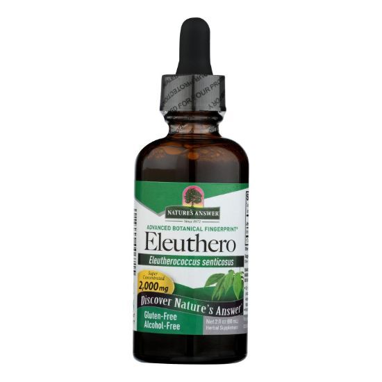 Nature's Answer - Eleuthero Root Alcohol Free - 2 fl oz