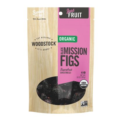Woodstock Organic Black Mission Figs - Case of 8 - 10 oz.