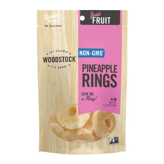 Woodstock Pineapple Slices - Case of 8 - 11.5 oz.