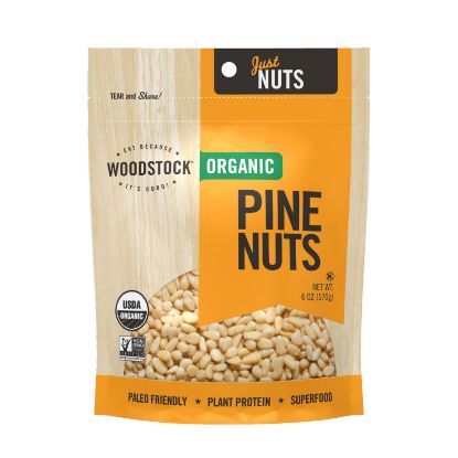 Woodstock Organic Pine Nuts - Case of 8 - 6 oz.
